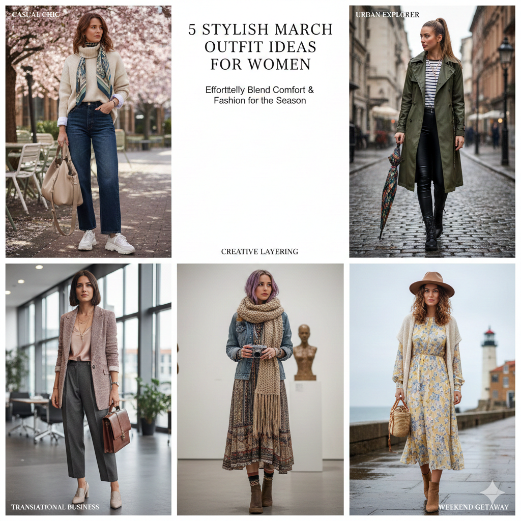 March outfit ideas for women